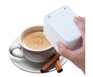 Portable Handheld QR Code Printer, Waterproof Ink Label Maker, Mini Wireless WiFi Printer for All Materials, Quick-Drying Edible Cartridges