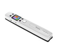 Portable Handheld Scanner, Wireless Document & Images Scanner, A4 Size JPG/PDF Formate LCD Display, Include 32G SD Card, for Business Reciepts Books大 (White)