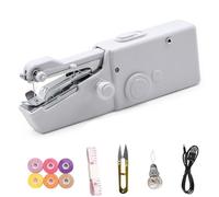 Portable Handheld Sewing Machine for Beginners - DIY Electric Cordless Fast Stitching Tool for Travel - Quick Sew Mini Electric Sewing Machine