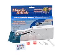 Portable Handheld Sewing Machine Mini Cordless Household Sewing Tool for Beginners & Professionals - Quick Stitch DIY Mending at Home Dormitory and Travel