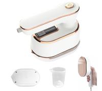Portable Handheld Steamer for Clothes,2-in-1 Ironing & Steaming,180° Rotatable Multi-Directional,Mini Travel Steamer,Suitable for Clothing of the Majority of Sizes/Thickness for Dorm Room,White