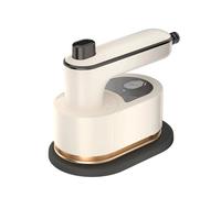 Portable Handheld Travel Steamer & Iron - Rapid Heat-Up, 180° Rotatable or Foldable Handle, 3-4 Steam Levels, Ceramic Soleplate, with Ironing Gloves for Wrinkle-Free Clothes, Ideal for Travel, Home, O