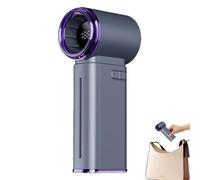 Portable Handheld Turbo Fan,Rechargeable Portable Handheld Adjustable Turbo Small Personal Fan - High-Speed Cooling Tool with Digital Display, Mist Spray for Travel