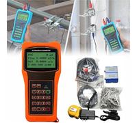 Portable Handheld Ultrasonic Flow Meter with Clamp-On Sensor for Industrial Pipes 50-700mm Water Flowmeter