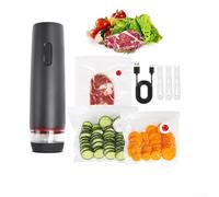 Portable Handheld Vacuum Sealer, Cordless Handheld Vacuum Sealer, Compact For Food Preservation And Sous Vide Cooking (black with bags)