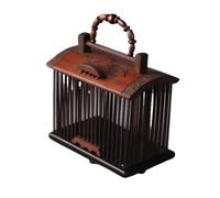 Portable Handmade small ornament with handle rectangular grasshopper cage for Enthusiasts