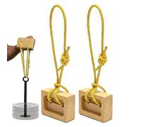 Portable Hangboard,Finger Grip Strength Training Board | Wooden Climbing Fingerboard | Rock Climbers Home Gym Indoor Doorway Wall Outdoor Bouldering Pull Up Workout