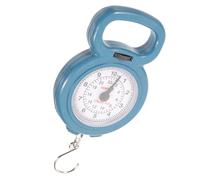 Portable Hanging Scale 10kg Manual Dial Spring Hook Red | Battery Free Convenience, Metal and Plastic Build, for Home Packing Shipping Parcels Random Color