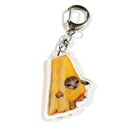 Portable Happy Funny Keychain Acrylic Happy Small Food Pendant Phone Head Chain Bag Accessories Keyr Bag Mobile R9G9
