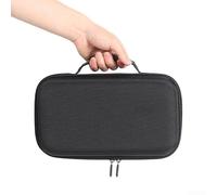 Portable Hard Carrying Bag for JBL Charge 6 Speaker - Sturdy EVA Storage Case with Shoulder Strap & Mesh Net - Black Travel Box 31x18x11cm(Black)