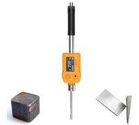 Portable Hardness Tester Kit, Leeb Meter for 360° Precise Measurement, 7 Format Conversions & 9 Data Sets, Dual Coil Technology for Metallic Testing