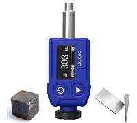 Portable Hardness Tester Kit, Leeb Meter for 360° Precise Measurement, 7 Format Conversions & 9 Data Sets, Dual Coil Technology for Metallic Testing