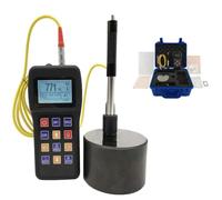 Portable Hardness Tester Kit, Multi-Scale Metal Hardness Measurement 170-960 HLD, Digital Hardness Tester with D-Type Sensor & Calibration Block for Industrial Use