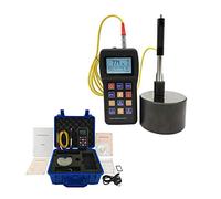 Portable Hardness Tester Meter for Metals, Durometer Instrument with Sensor for HLD Measurement, Includes Standard D Type Impact Device Test Block