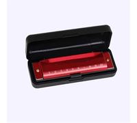 Portable Harmonica For Beginners Professional Harmonica(Red)