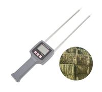 Portable Hay Moisture Meter, Hay Moisture Tester with Probe, Digital Fiber Meter Tester Moisture Meter Range 0-80% for Straw Forage Grass Alfalfa Leymus Chinensis Hays
