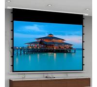 Portable HD Projector - 84-120 Inch Movie Screen, Wrinkle-Free Design for Home Theater & Outdoor Use, Rear & Front Projection, Ideal for Family Entertainment