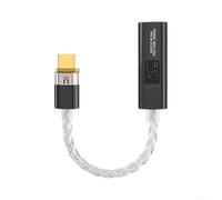 Portable Headphone, HiFi Audio Decoder with Chip for Enhanced Sound Quality Elevate Your Listening Session Experience(Black)