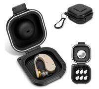 Portable Hearing Aid Case with 6x Size675 Batteries Storage & Air-Tag Slot