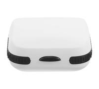 Portable Hearing Aid Hard Case White Abs Sponge PVC Box
