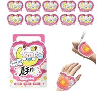Portable Heat Packs:Cartoon Hand Warmer Patch for Body Comfort, Fast Heating Design with Safe Thermal Material, Hand Warmers for Hands, p
