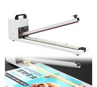 Portable Heat Sealer for Bags, Impulse Sealing Machine with 8 Temperature Settings, 8mm Seal Width, 9mm Capacity, Ideal for Food Packaging and DIY