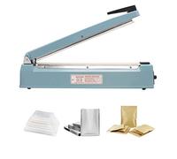 Portable Heat Sealer - Impulse Bag Sealing Machine 500mm/19.6in, 800W - Ideal for Mylar and Kraft Paper Bags - Efficient Heat Sealing for Various Materials