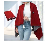 Portable Heated Blanket for Women,2025 New Cordless Heated Blanket Cozy Portable Suitable for Office Home Rest, Car Travel, Outdoor Camping,Burgundy