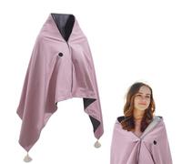 Portable Heated Blanket,Heated Electric Blanket Shawl | Wireless USB Heated Shawl | Casual Lazy Blanket, Body Warmer, Blanket for Car, Office, Home, V