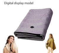 Portable Heated Blanket Shawl Wrap for Women,Heated Warming Shawl Poncho Cape,USB Rechargeable Electric Heating Blanket,with 3 Levels,Rapid Warm Wearable Electric Shaw l,for Winter Indoor & Outdoor
