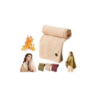 Portable Heated Blanket Shawl Wrap for Women,Heated Warming Shawl Poncho Cape,USB Rechargeable Electric Heating Blanket,with 3 Levels,Rapid Warm Wearable Electric Shaw l,for Winter Indoor & Outdoor