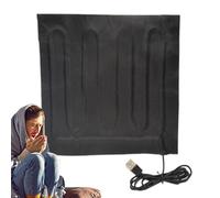 Portable Heated Blanket - Travel Heating Pad Electric Heated Blanket with Three Timing Modes,Lightweight Heated Car Blanket USB Electric Blanket for Bedding Cushions Foot Pad