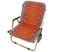 Portable Heated Chair Pad, Electric Heat Pad USB with 3 Temperatures Levels, Heated Chair Cover with Backrest, Pockets for Offices, Playrooms, Living Rooms, Stadiums (Grey)