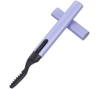Portable Heated Eyelash Curler Pen, Aluminium Alloy Electric Tool for Women | Purple Finish, Heats up Quickly, Hygienic Protective Cap, Suitable for Mascara-coated Lashes and On-the-go Touch-ups