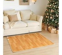 Portable Heated Floor Mat with Adjustable Temperature, Non-Slip Waterproof & Wear-Resistant Heating Pad, Fast Heating Warm Foot Mat for Home/Office.(59.06"x78.74"/150x200cm)