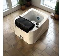 Portable Heated Foot Massage Bathtub, with Surf Massage Mode & Colorful Lamp, One Click Drainage, for Homes, Nail Salons and Salons, for Foot Baths to Relieve Stress I