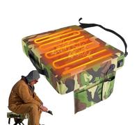 Portable Heated Seat Cushion - Cozy Base, Radiant Mat, Plush Panel with Heat Flow | Wilderness Seating Aid for Frosty Camps Increased Pull Breaks Evening Trails Improvement Support