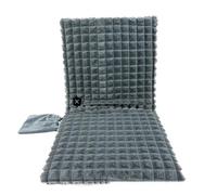 Portable Heated Seat Cushion, Soft and Comfortable, Three Speed Temperature Adjustment, Stable and Safe Suitable for The Back and Waist(Gray2)