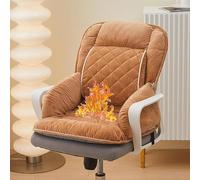 Portable Heated Seat Mat with 3 Temperature Levels, Fast USB Rechargeable, Large Heating Area for Offices Chair, Bleacher, Stadium, Camping, Trip(Light Brown)