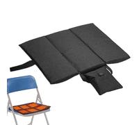 Portable Heated Stadium Seats | Foldable Heated Seat Cover with Adjustable Heat Settings | Comfortable Chair Cushion for Home, Airplane, and Train Travel