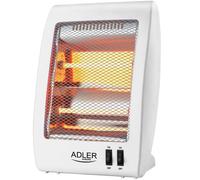 Portable Heater Halogen Quartz 2x 400W Lamps 2-Level Heating Tip-Over Protection