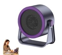 Portable Heater-Outdoor & Desktop Mini Radiator, Rapid Heating Cordless Heater for Camping, 90° Adjustable Angle, Quiet Operation, Small Space Mini Heaters, for Home Office Bedroom (Purple)