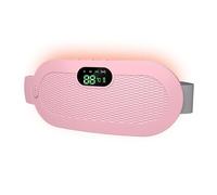 Portable Heating Mattress for Menstrual Cramps, Menstrual Heating Mattress - Wireless Hip Warmer for Travel,Adjustable Heated Belt with Digital Display, 4 Vibration Massage Modes Massage Belt