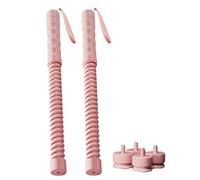 Portable Heavy Duty Fitness Ropes - 2 Pack Cordless Weighted Training Sticks Exercise Arm Strengthening Exercise for Muscle Development | Training Equipment System