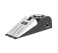Portable Heavy Duty Security Wedge Sensor - Function Stopper, Silent Floor Block, Wireless Home Protection Device | Rubber Base High Sensitivity Loud 120dB Siren Alert for Hotel Room