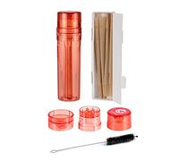 Portable Herb Spice Grinder Cone Rolling Machine Cone Case All-in-One Cone Loader Pre Roll Machine Free for 12 Pre-Roll Cones