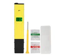 Portable High Accuracy PH Meter Detector, Digital Water Quality Tester Analyzer with LCD Display, 0.0-14.00pH Range for Aquarium Aquaculture Fisheries Swimming Pools and Laborato