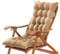 Portable High-Back Rocking Chair Cushion - Soft & Thick Comfort Pillow for Indoor/Outdoor Relaxation, Travel-Friendly, Beige, 55 x 190 cm - Ultimate Comfort & Support