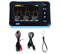 Portable High Performance Oscilloscope Signal Generator Compact Digital Display for On The Go Use
