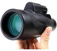 portable High Power Monocular Telescope, 8x42 Monoculars Low Light Level Photographic Telescope Large Field of View BAK-4 Telescope Waterproof Nitrogen Filled Portable, gifts for children